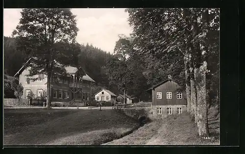 AK Geroldsgrün, Forsthaus Langenau im Frankenwald