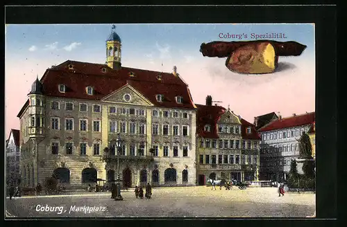 AK Coburg, Der Marktplatz