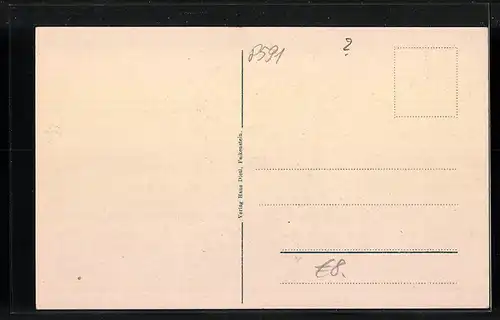 AK Falkenstein, Burgansicht von Süd-Ost
