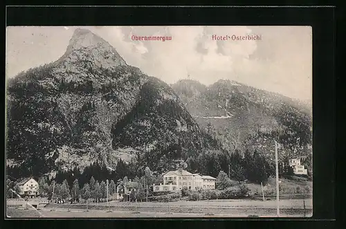 AK Oberammergau, Hotel Osterbichl