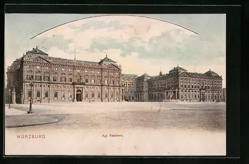 AK Würzburg, Die Kgl. Residenz