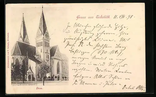 AK Eichstätt, Blick auf den Dom