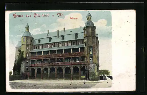 AK Offenbach a. M., Das Schloss