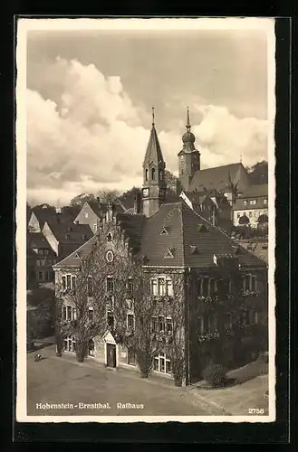 AK Hohenstein-Ernstthal, Ansicht des Rathauses