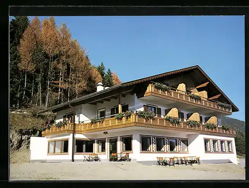 AK Gereuth b. Brixen, Pensione Plonerhof mit Terrassen