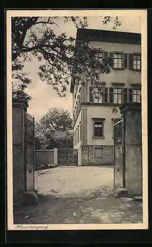 AK Lülsfeld bei Gerolshofen, Haushaltungsschule Kloster Maria Schnee - Haupteingang