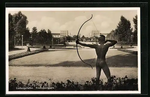 AK Ludwigshafen, Grünanlagen im Hindenburgpark