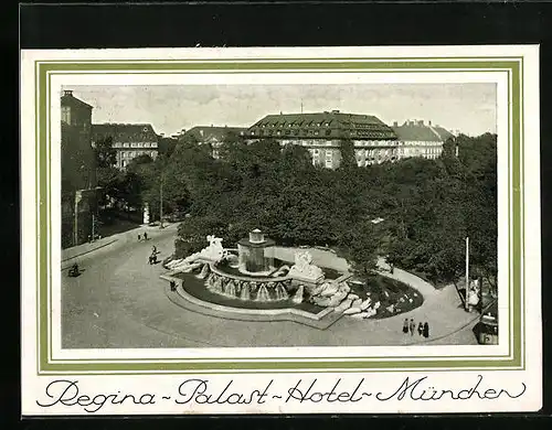AK München, Blick auf Regina Palast Hotel
