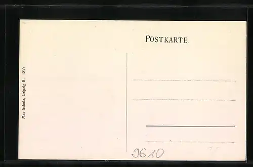AK Glauchau, Strassenpartie am kaiserlichen Postamt