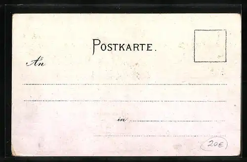 Lithographie München, Totalansicht aus der Vogelschau