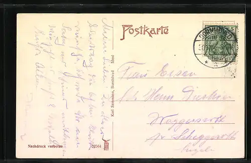 AK Bornhöved, Ortspartie am Marktplatz