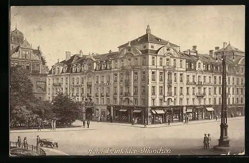 AK München, Hotel Leinfelder