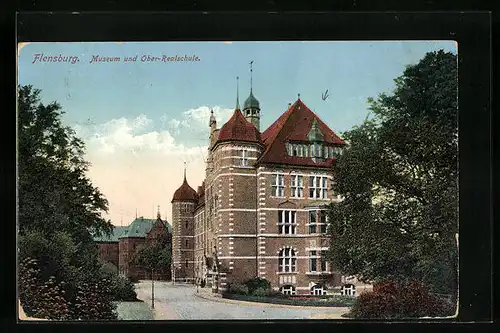 AK Flensburg, Museum und Ober-Realschule