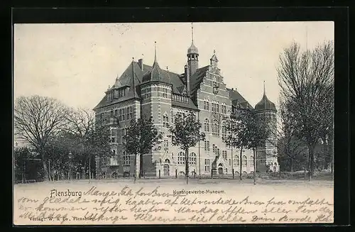 AK Flensburg, Kunstgewerbe-Museum
