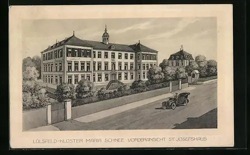 AK Lülsfeld, Kloster Maria Schnee - Vorderansicht, St. Josephshaus