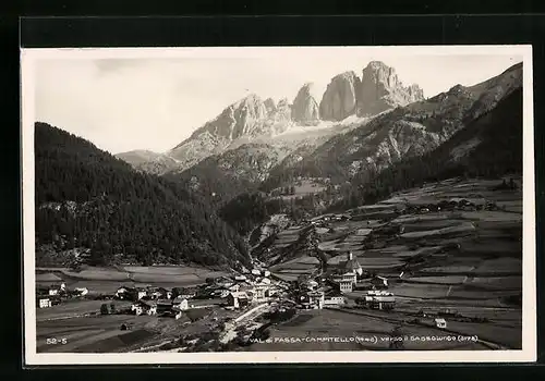 AK Campitello /Val di Fassa, Panorama verso il Sassolungo