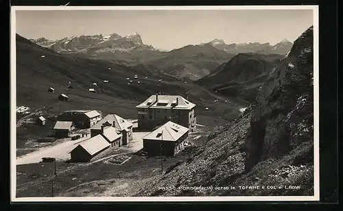 AK Passo Pordoi, Panorama verso le Tofane e Col di Lana