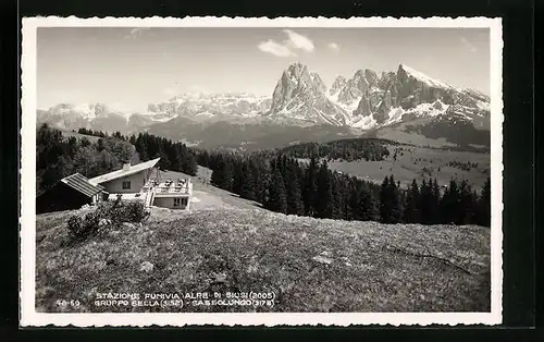 AK Alpe di Siusi, Ristorante Stazione Funivia, Gruppo Sella, Sassolungo