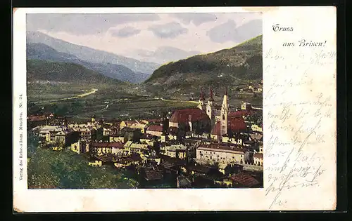 AK Brixen, Teilansicht mit Umgebung