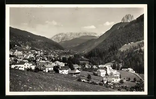 AK Ortisei, Teilansicht des Ortes