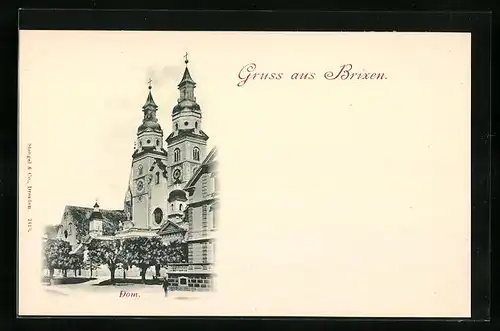 AK Brixen, Dom - Aussenansicht