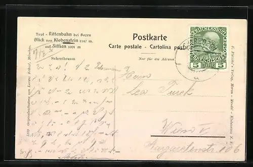 AK Siffian, Blick vom Klobenstein