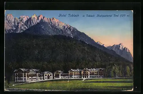 AK Toblach, Hotel Toblach im Hochpustertal
