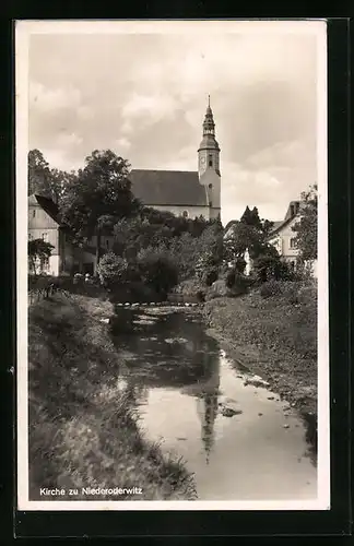 AK Niederoderwitz, Blick zur Kirche