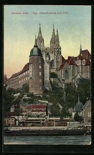 AK Meissen a. Elbe, Kgl. Albrechtsburg und Dom