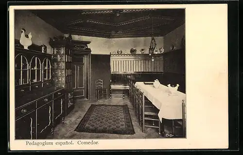 AK München-Sendlingen, Pedagogium espanol, Comedor