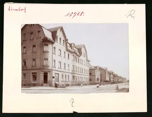 Fotografie Brück & Sohn Meissen, Ansicht Limbach, Metzgerei Theodor Semper im eckhaus Hohensteiner Strasse