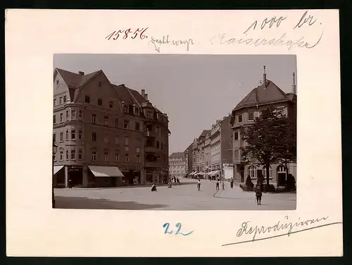 Fotografie Brück & Sohn Meissen, Ansicht Bautzen, Kaiserstrasse mit Kohlen & Brikett's Laden A. Lorenz