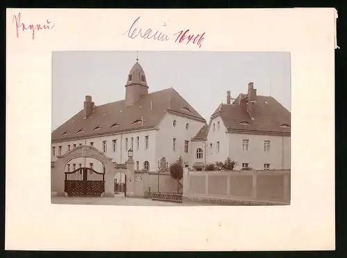 Fotografie Brück & Sohn Meissen, Ansicht Pegau, Königliches Amtsgericht