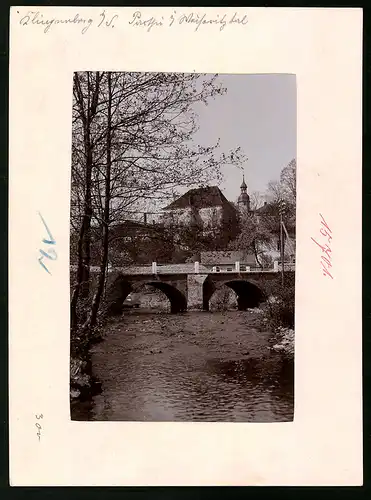 Fotografie Brück & Sohn Meissen, Ansicht Klingenberg, Brücke im Weisseritztal
