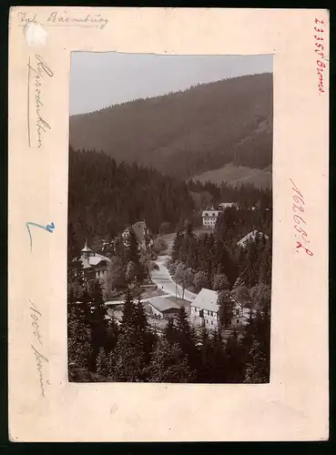 Fotografie Brück & Sohn Meissen, Ansicht Bärenburg, Blick über den Ort