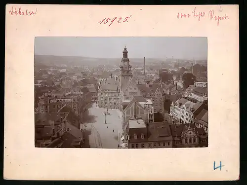 Fotografie Brück & Sohn Meissen, Ansicht Döbeln, Kaufhaus am Rathaus-Platz