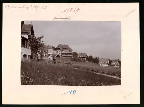 Fotografie Brück & Sohn Meissen, Ansicht Oberbärenburg, Villa Hermannshöhe im Villenviertel