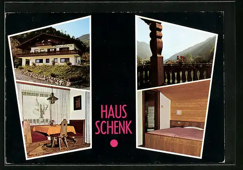 AK Waidbruck bei Bozen, Hotel Haus Schenk