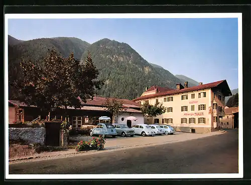 AK Mittewald-Franzenfeste bei Bozen, Gasthof Thaler, Aussenansicht