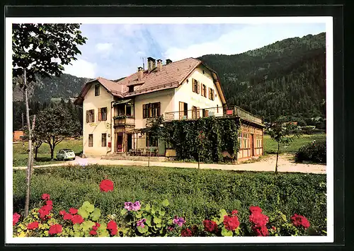 AK Freienfeld bei Bozen, Pension Neue Post, Aussenansicht