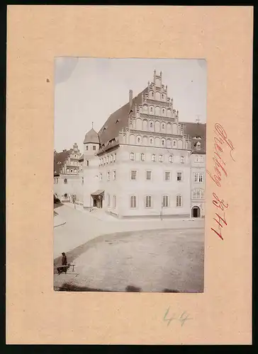 Fotografie Brück & Sohn Meissen, Ansicht Freiberg i. Sa., Partie am König Albert Museum