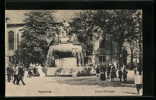 AK Hannover, Partie am Duve-Brunnen