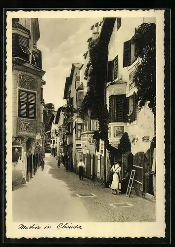 AK Klausen /Prov. Bozen, Strassenpartie