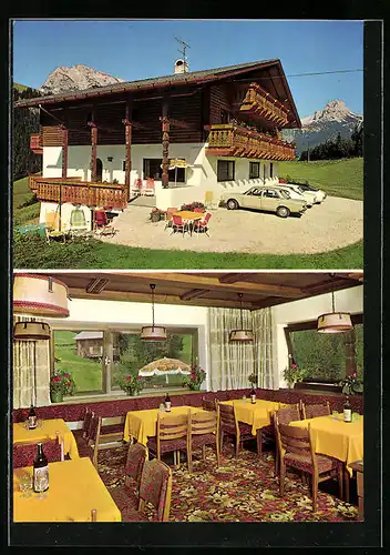 AK Wolkenstein /Gröden, Garni Glatsches