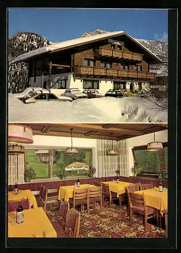 AK Wolkenstein /Gröden, Pension Garni Glatsches