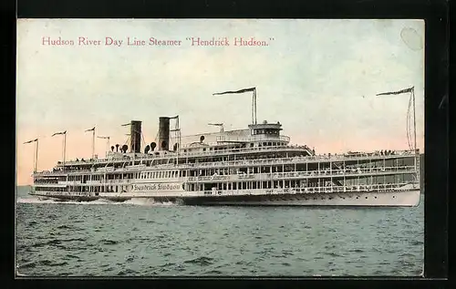 AK Hudson River Day Line Steamer Hendrick Hudson