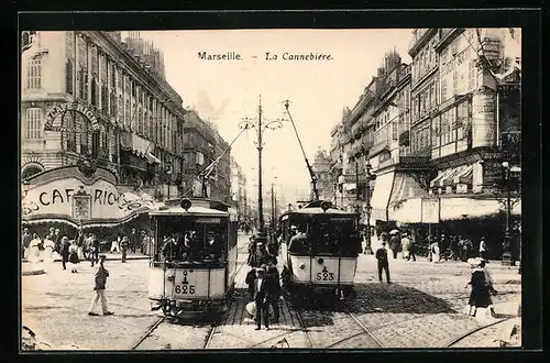 AK Marseille, La Cannebière