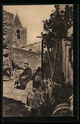 AK Les Baux, Un coin du vieux village