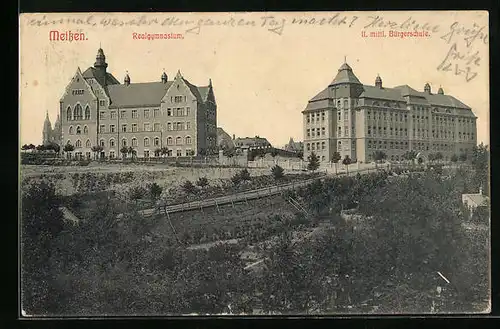 AK Meissen, Realgymnasium, II. mittl. Bürgerschule