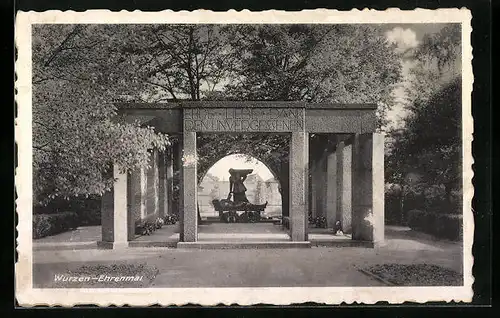 AK Wurzen, Partie am Ehrenmal